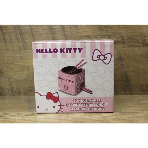 Hello Kitty Chocolate Fondue Maker Mini Size NWT Dipping Set - Picture 1 of 12